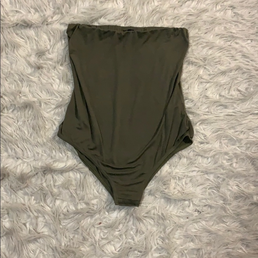 BooHoo Tube Top Bodysuit